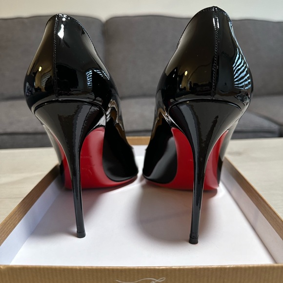 Selling Christian Louboutin patent leather pumps.  Will fit size 8.5 - Picture 2 of 9